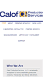 Mobile Screenshot of calofproductionservices.com